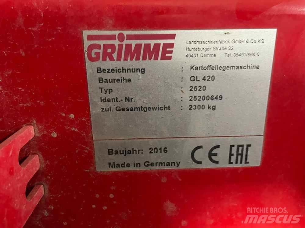 Grimme GL 420 Planteurs de pommes de terre