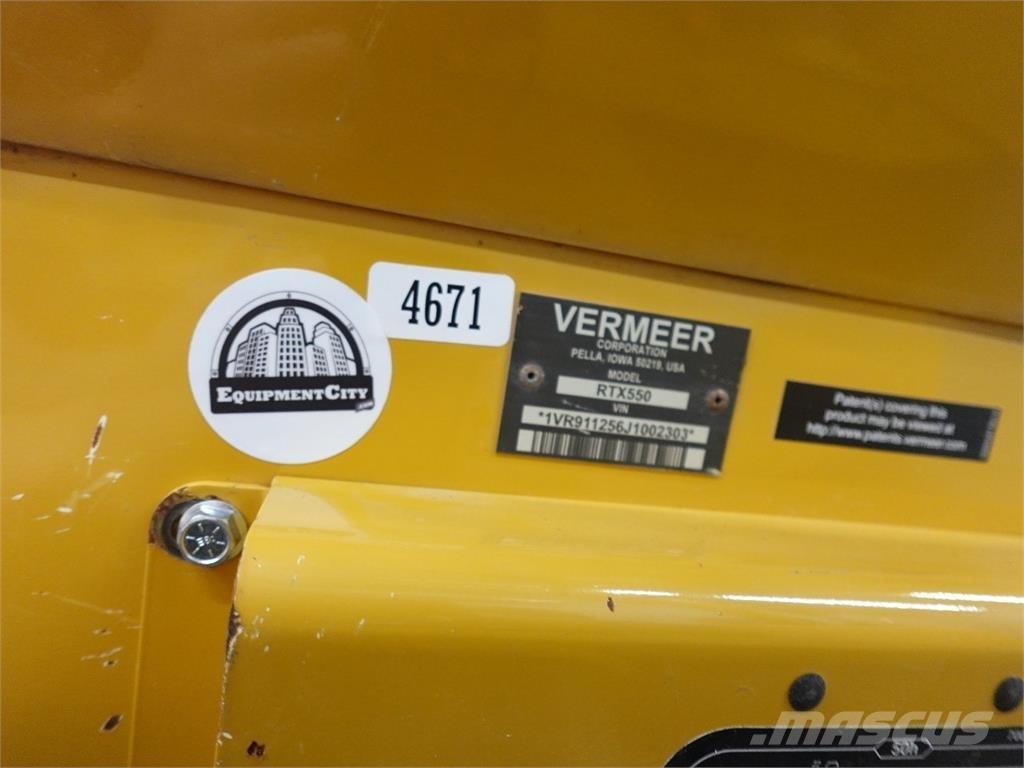 Vermeer RTX550 Trancheuse