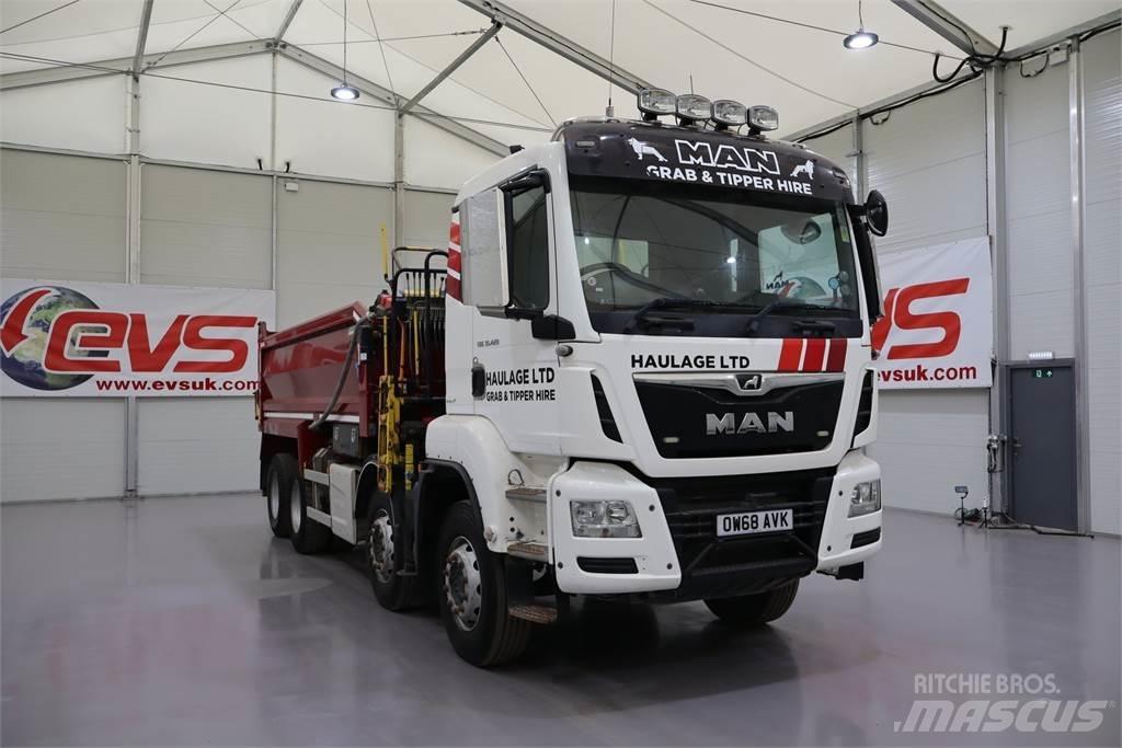 MAN TGS 35.420 GRAB Camion benne