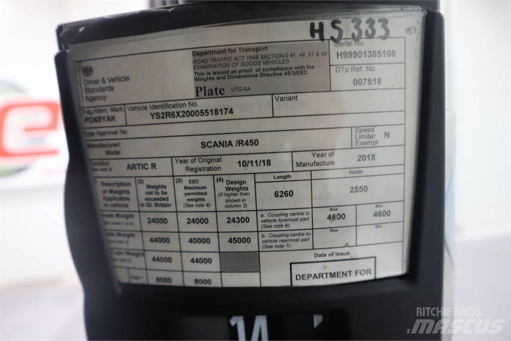 Scania R450 Tracteur routier