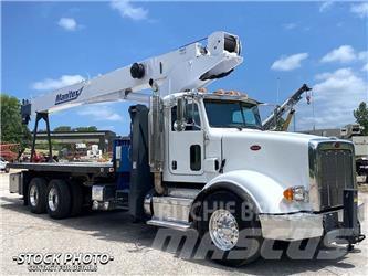 Manitex 30100 C Camion plateau ridelle avec grue