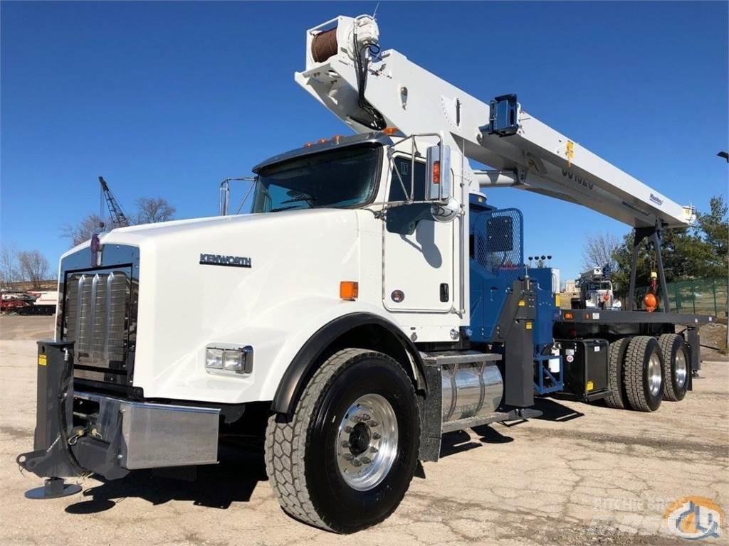 Manitex 30102 C Camion plateau ridelle avec grue
