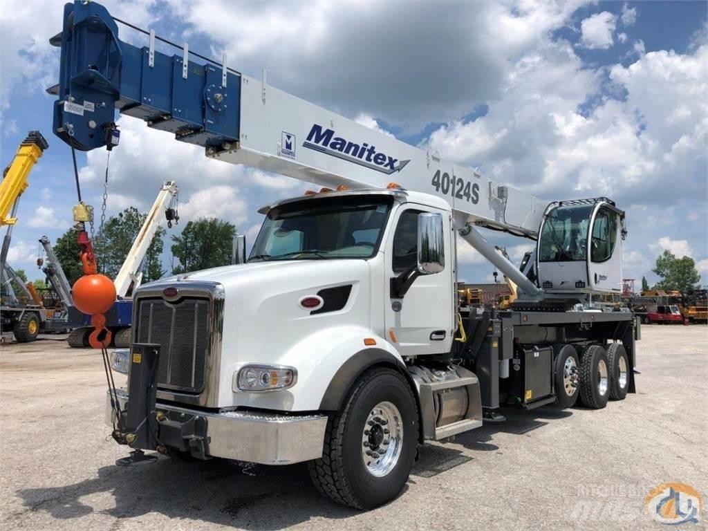 Manitex 40124 S Camion plateau ridelle avec grue