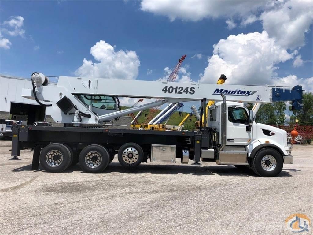 Manitex 40124 S Camion plateau ridelle avec grue
