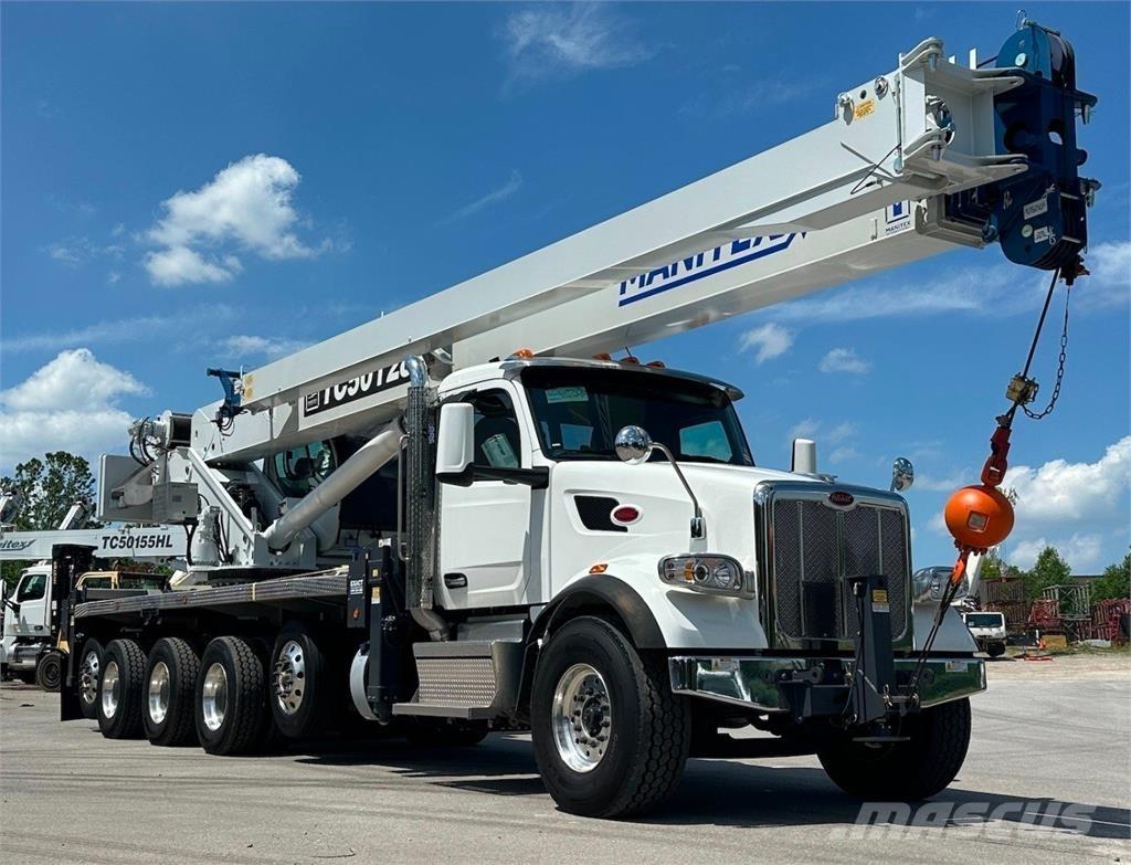 Manitex 50128SHL Camion plateau ridelle avec grue
