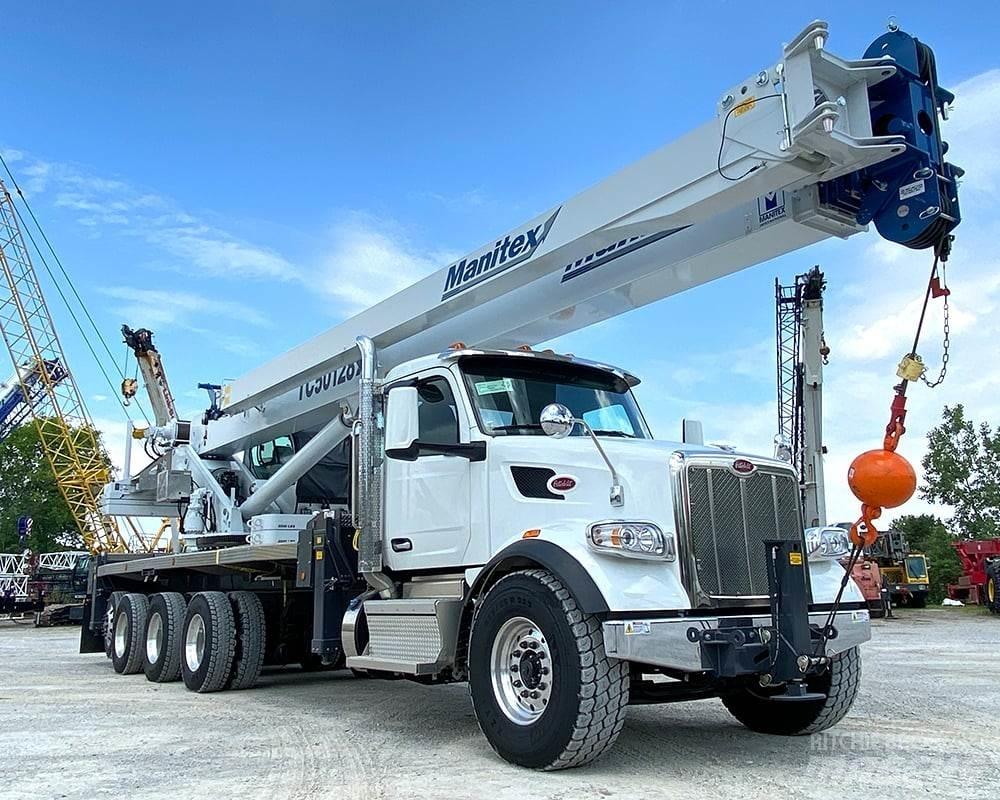 Manitex 50128X Camion plateau ridelle avec grue
