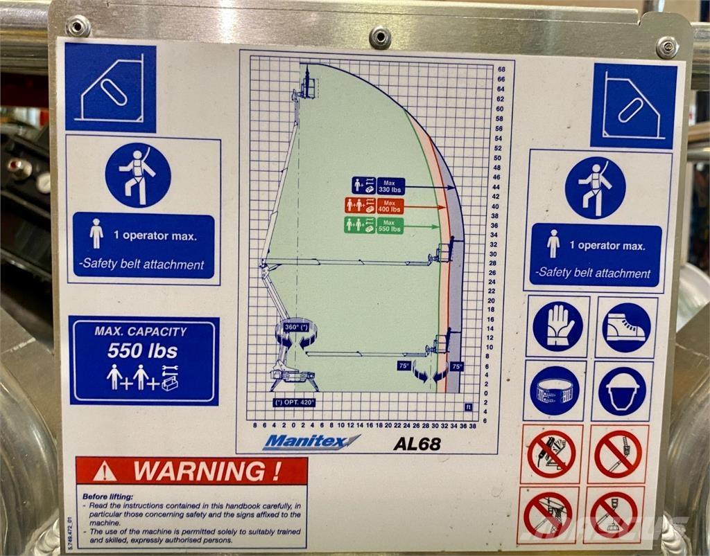 Manitex AL68 Mât vertical