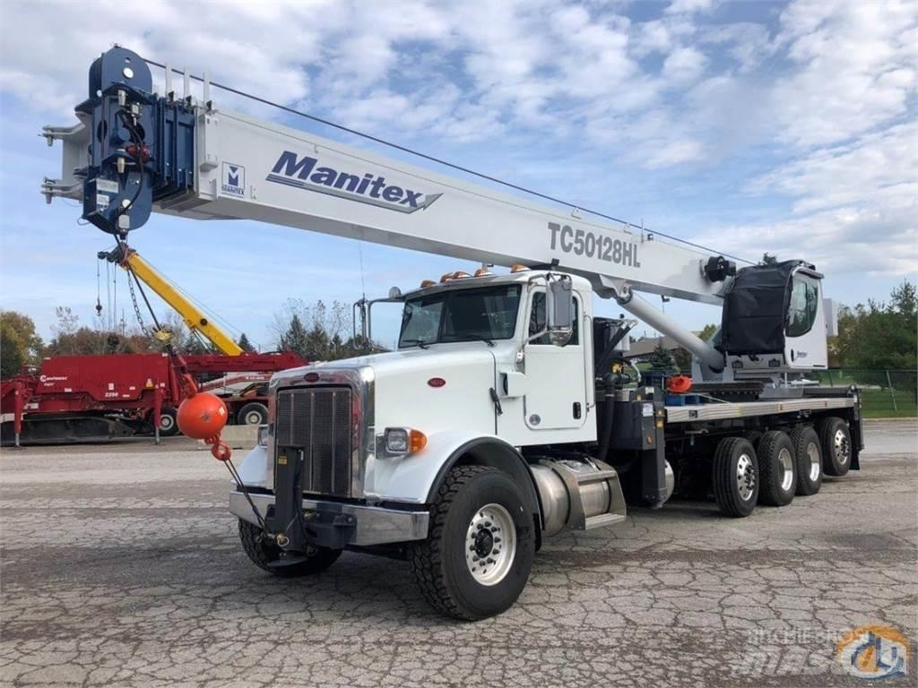 Manitex TC500 Camion plateau ridelle avec grue