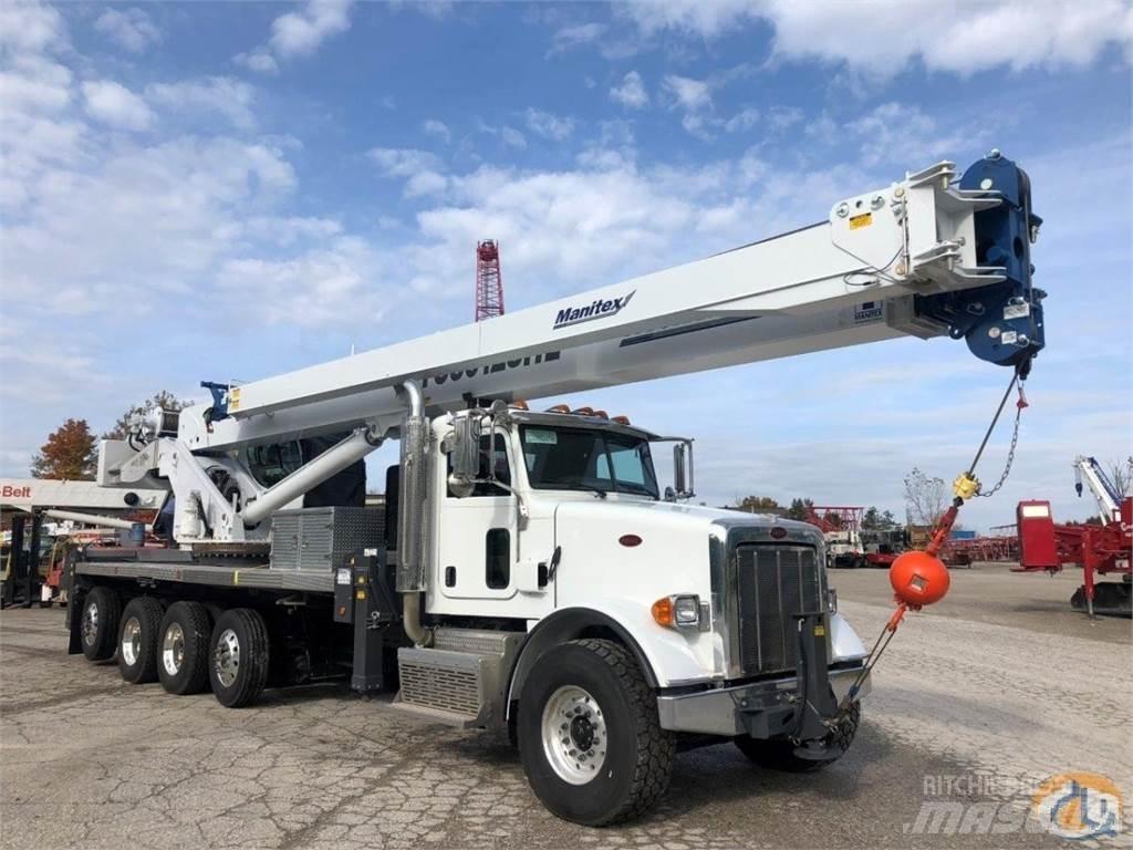 Manitex TC500 Camion plateau ridelle avec grue