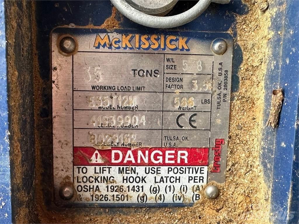  McKissick E35T12M Accessoires et pièces pour grue