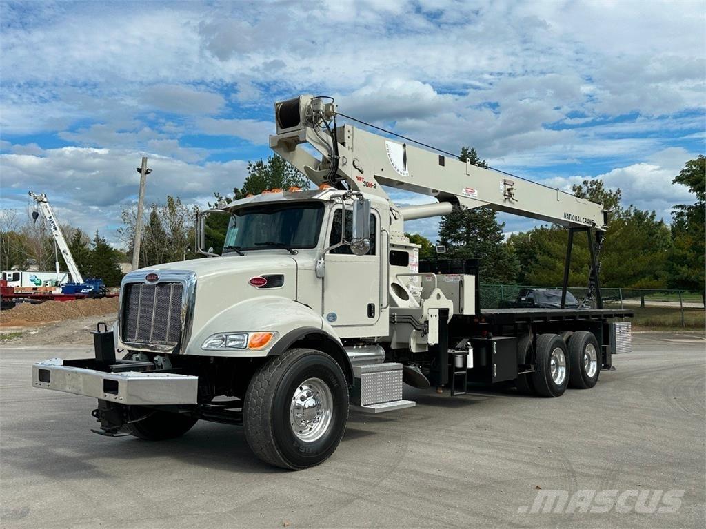 National NBT30H-2 Camion plateau ridelle avec grue