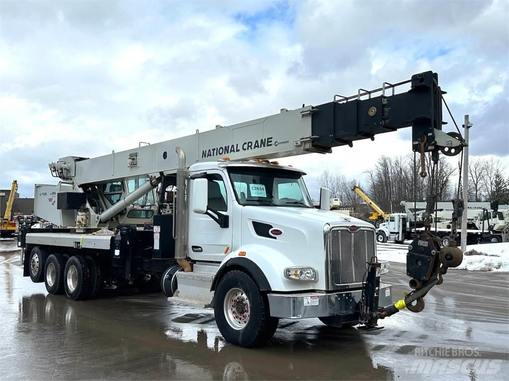 National NBT40 Camion plateau ridelle avec grue