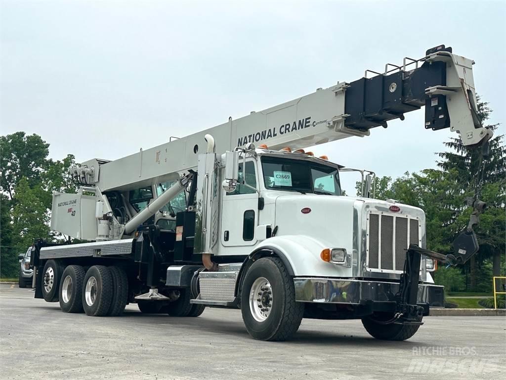 National NBT40 Camion plateau ridelle avec grue