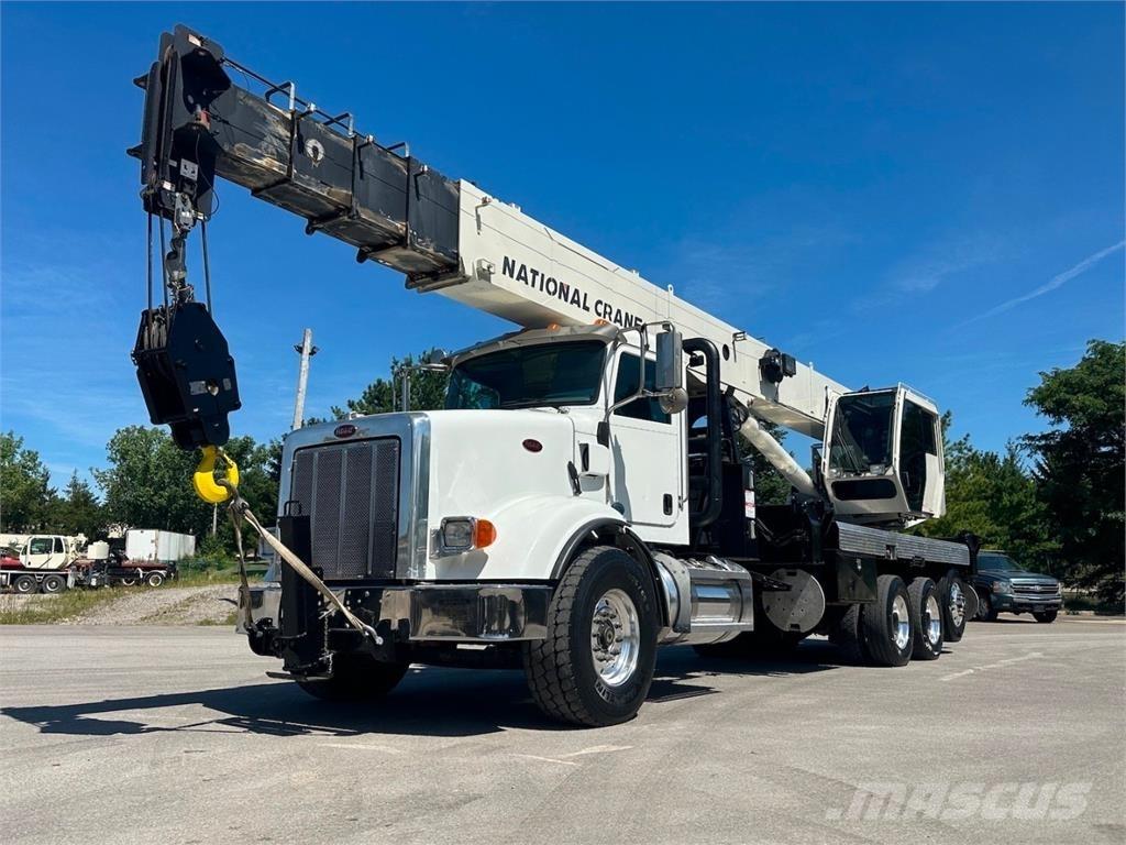 National NBT40 Camion plateau ridelle avec grue