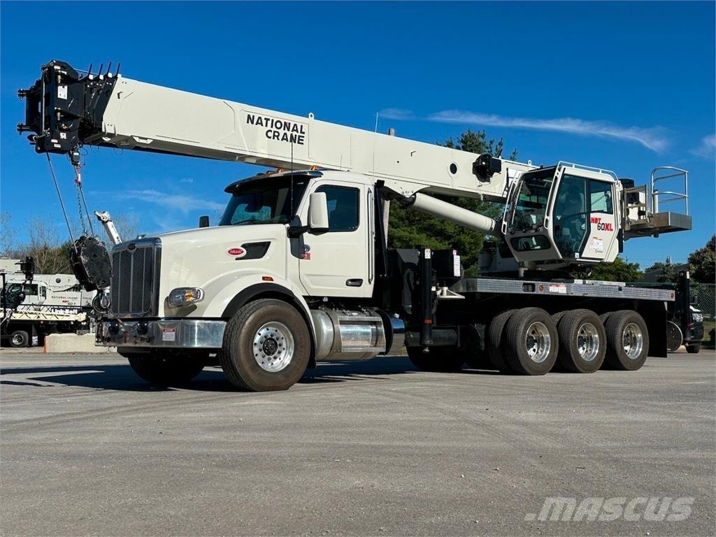 National NBT60 Camion plateau ridelle avec grue