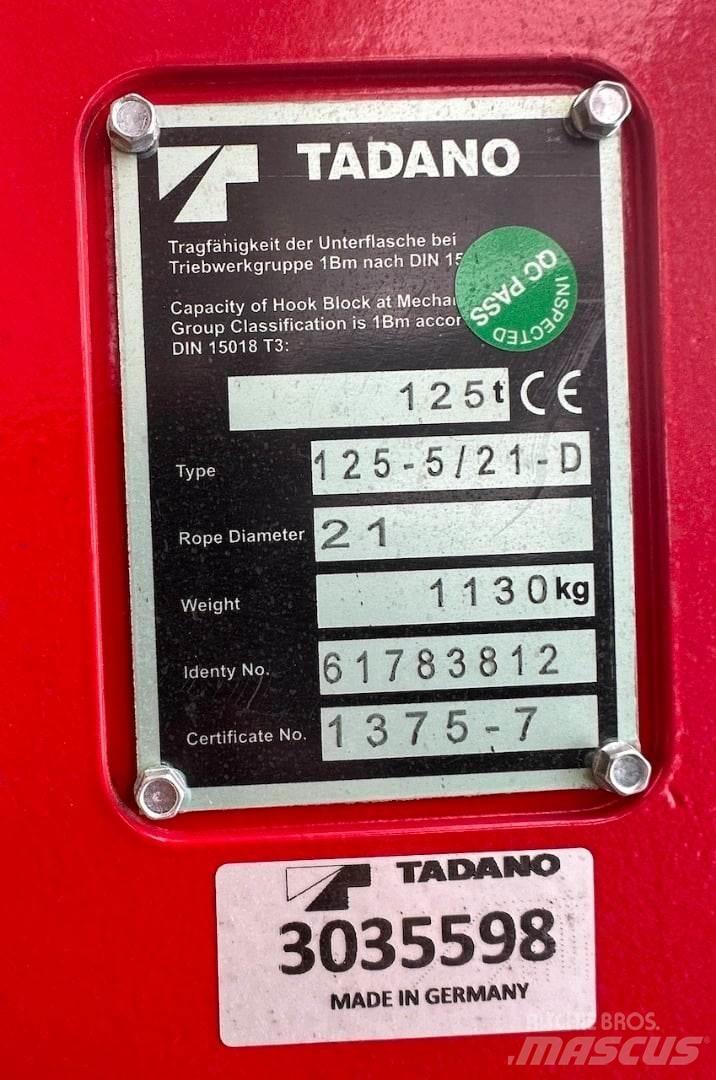 Tadano  Accessoires et pièces pour grue
