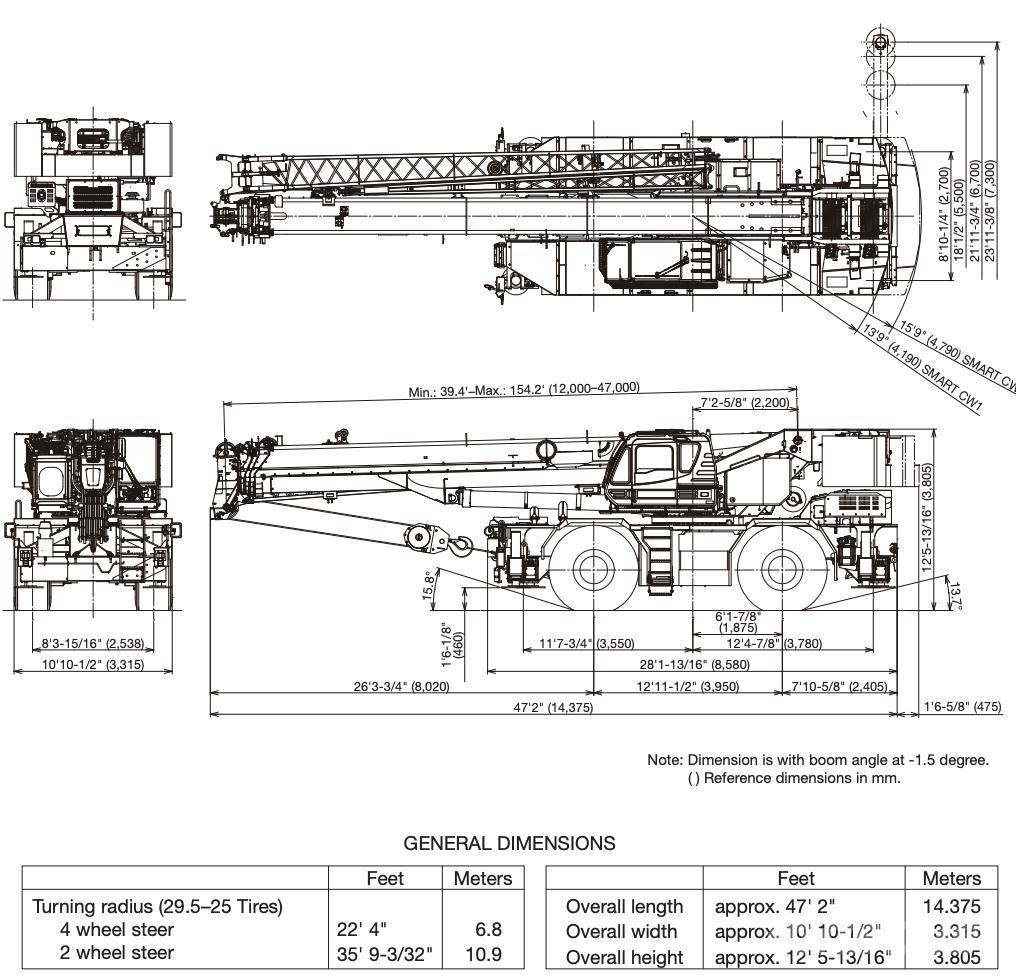 Tadano GR-900XL-4 Grues mobiles