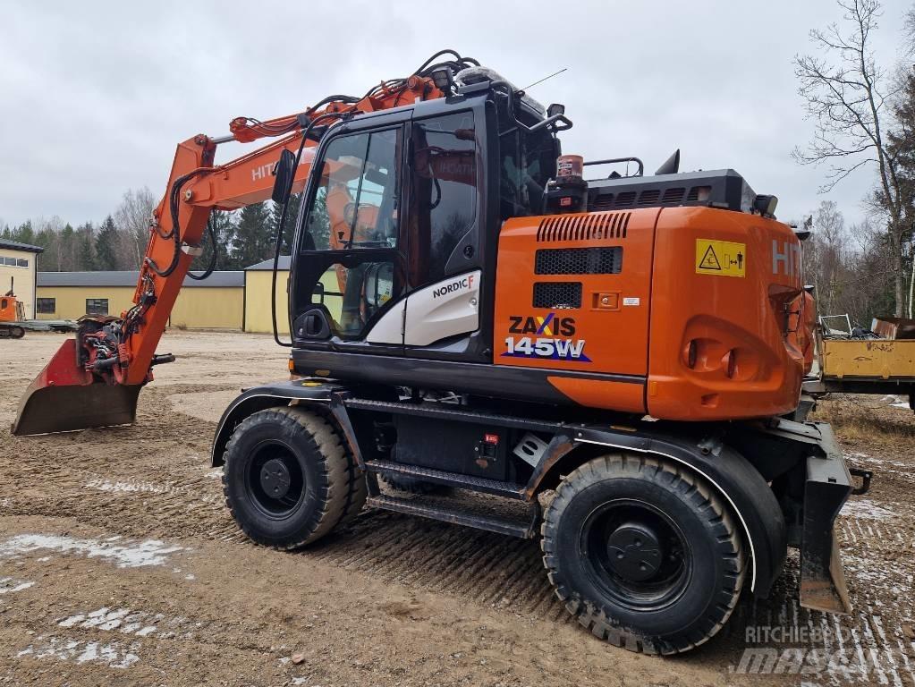 Hitachi ZX 145 W-6 Pelle sur pneus