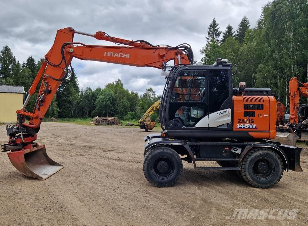 Hitachi ZX 145 W-6 Pelle sur pneus