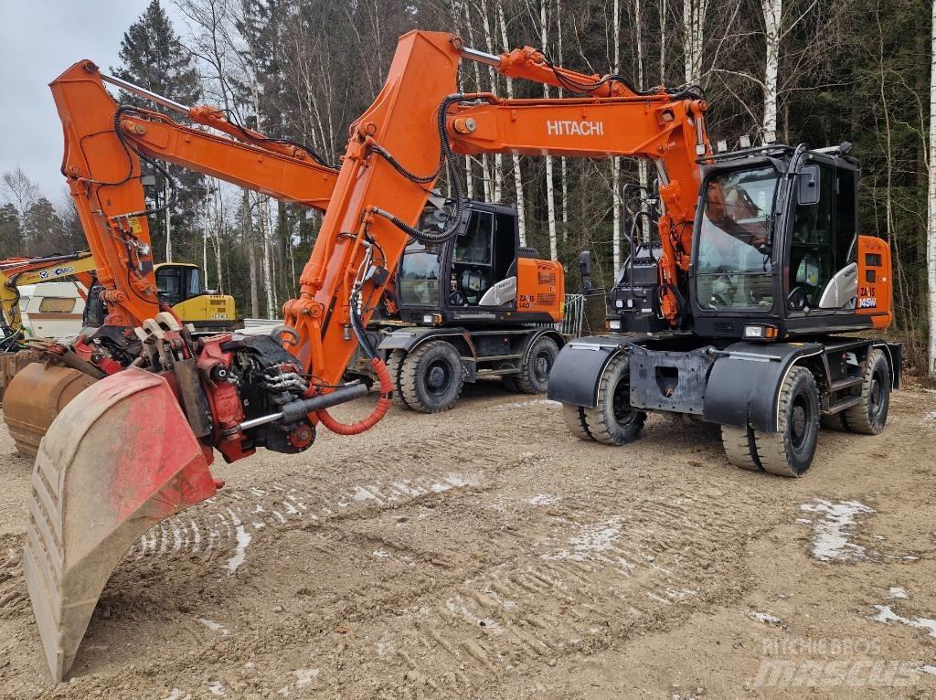 Hitachi ZX 145 W-6 Pelle sur pneus