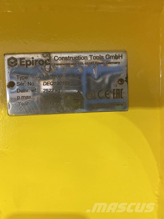 Epiroc HB3100 Marteau hydraulique