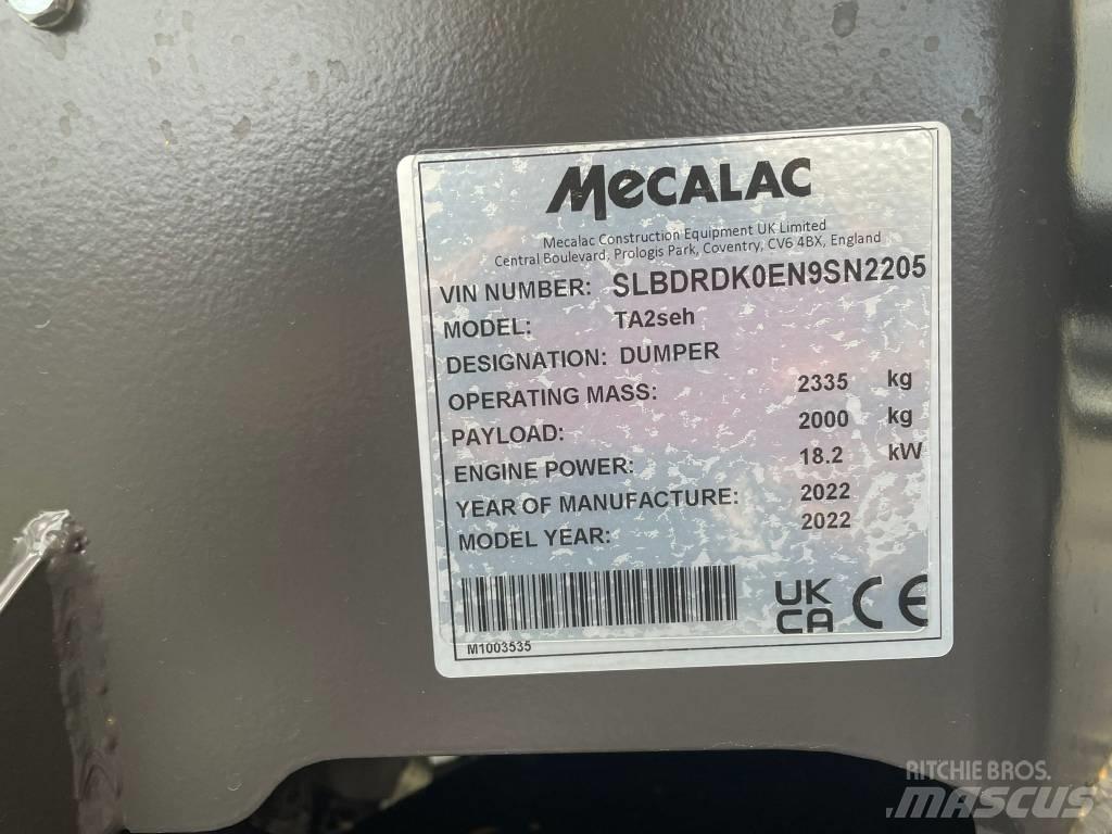 Mecalac TA2SEH Tombereau articulé