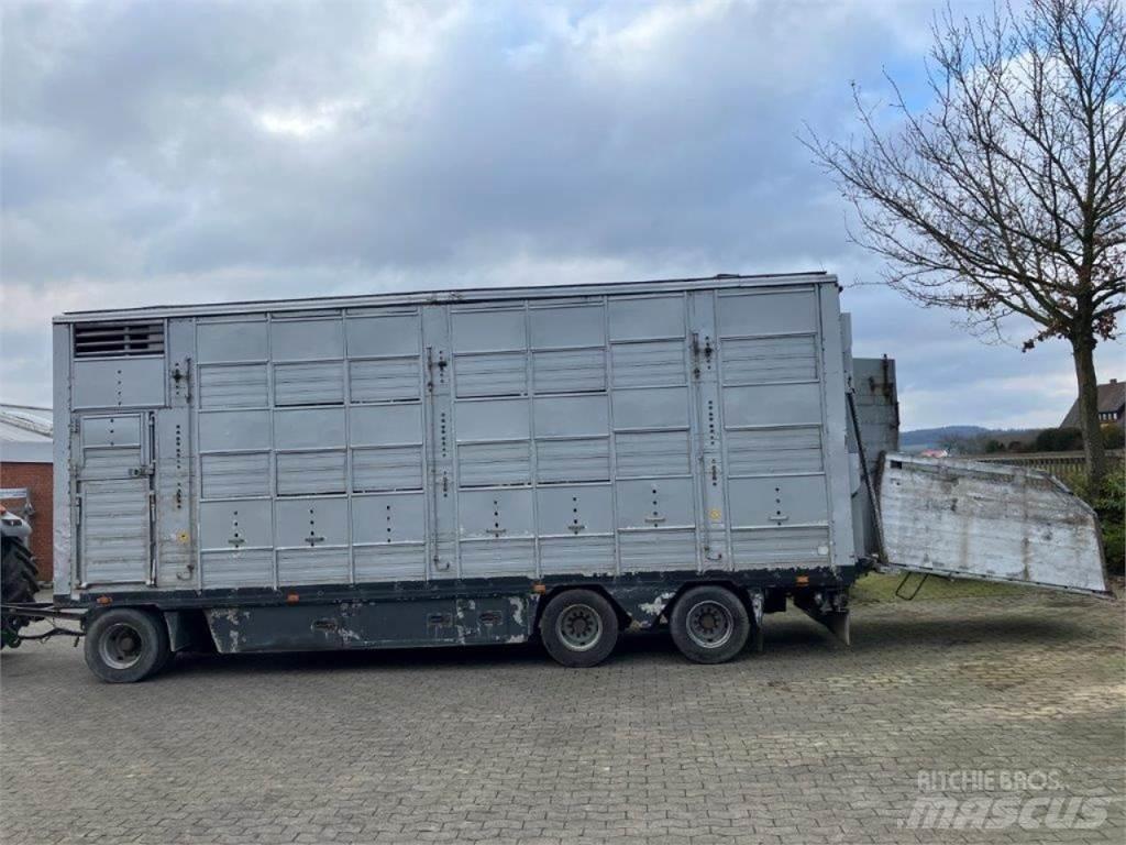 Pezzaioli 3-Stock Semi remorque bétaillère