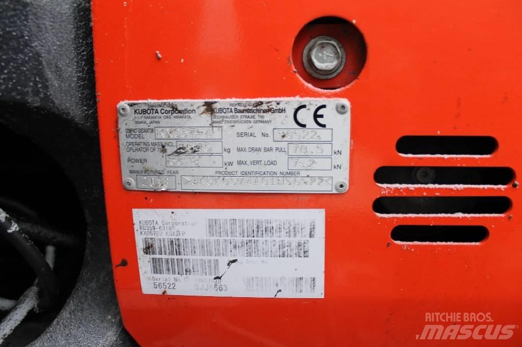 Kubota kx57-4 Mini pelle < 7t