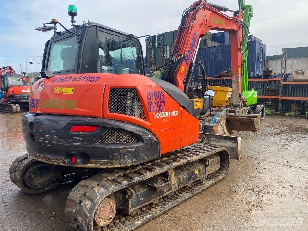 Kubota KX 080-4 Mini pelle 7t-12t