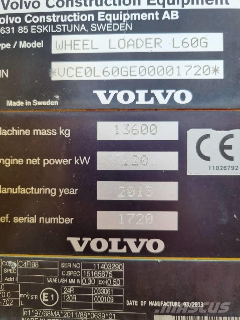 Volvo L 60 G Chargeuse sur pneus
