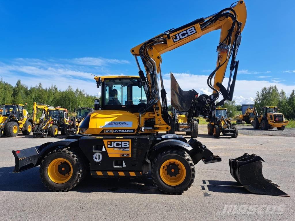 JCB Hydradig Pelle sur pneus