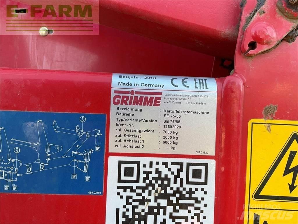 Grimme se 75-55 Moissoneuse de Pomme de Terre