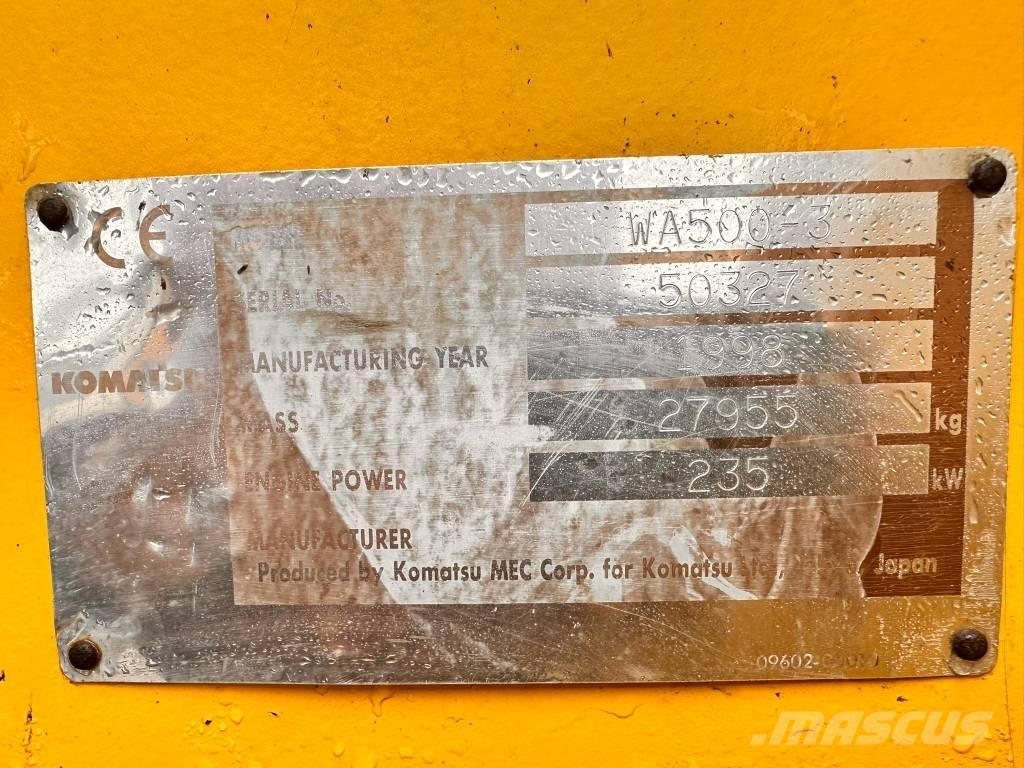 Komatsu WA500-3 Chargeuse sur pneus
