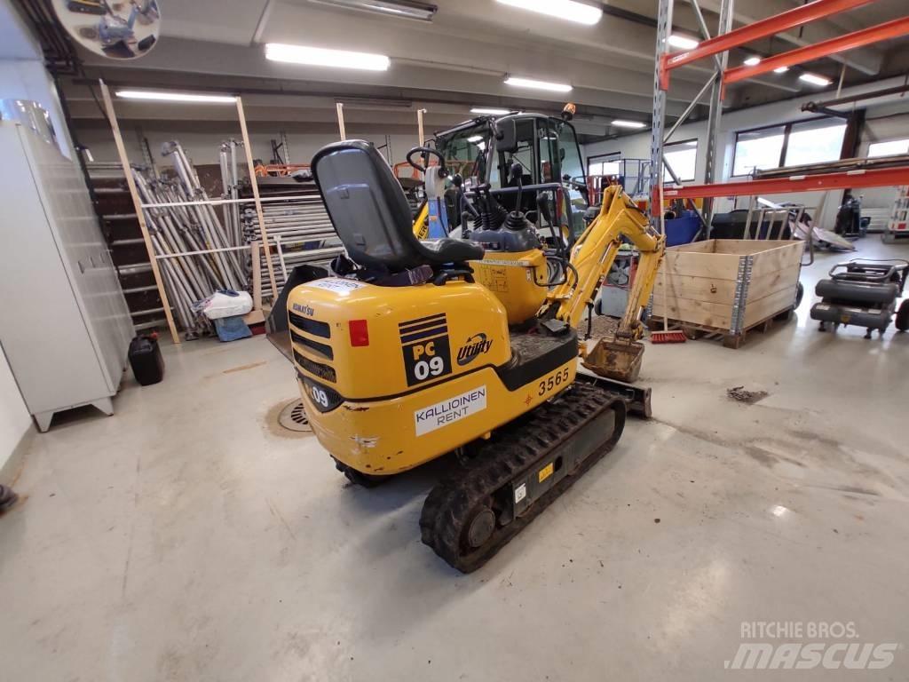 Komatsu PC 09-1 Mini pelle < 7t
