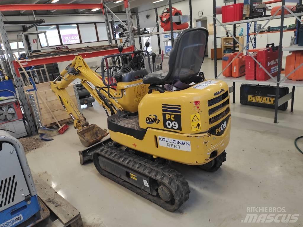 Komatsu PC 09-1 Mini pelle < 7t