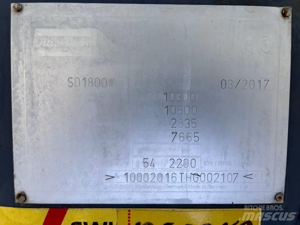 Dynapac SD 1800 W Finisseur