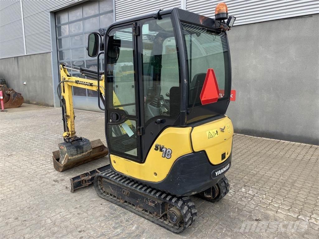 Yanmar SV18 Pelle sur pneus