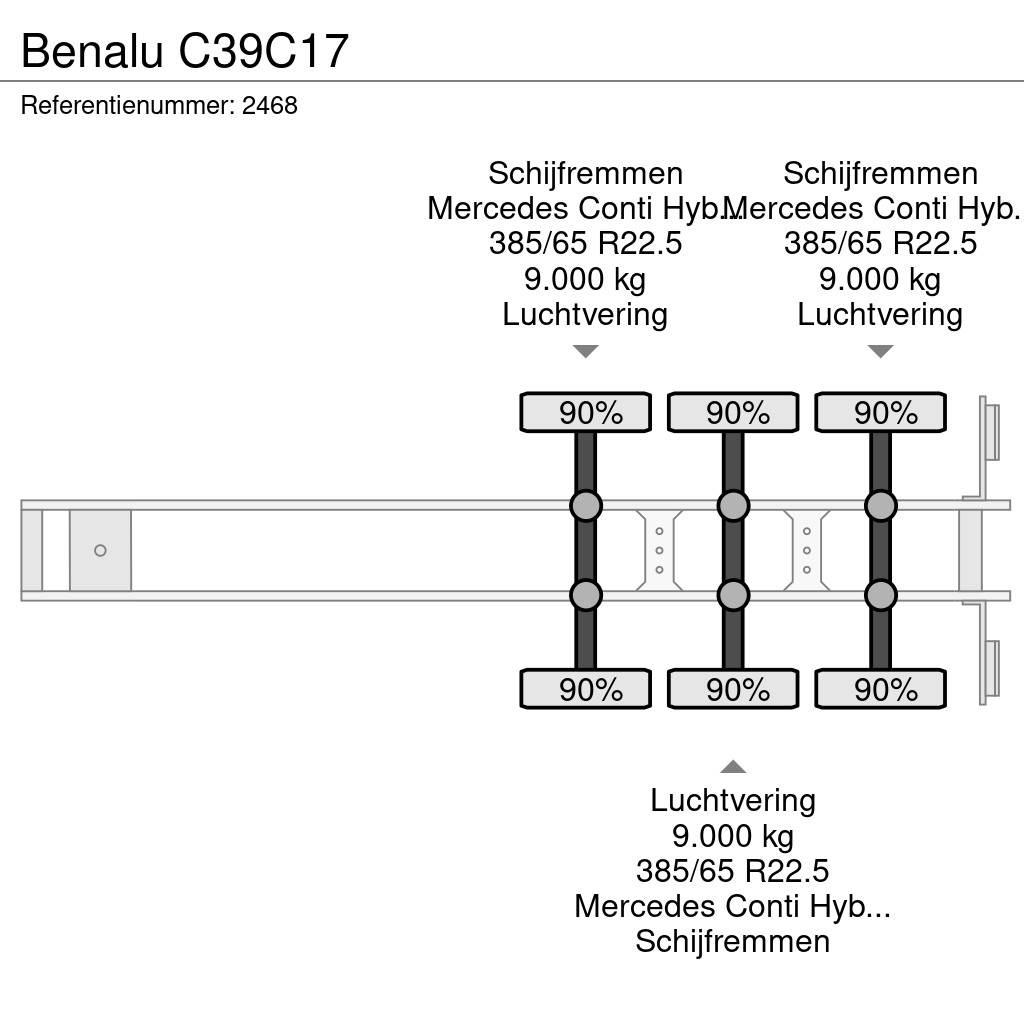 Benalu C39C17 Benne semi remorque