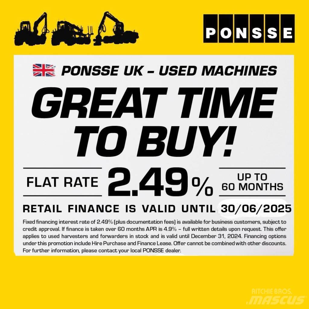Ponsse Ergo 8W Abatteuse