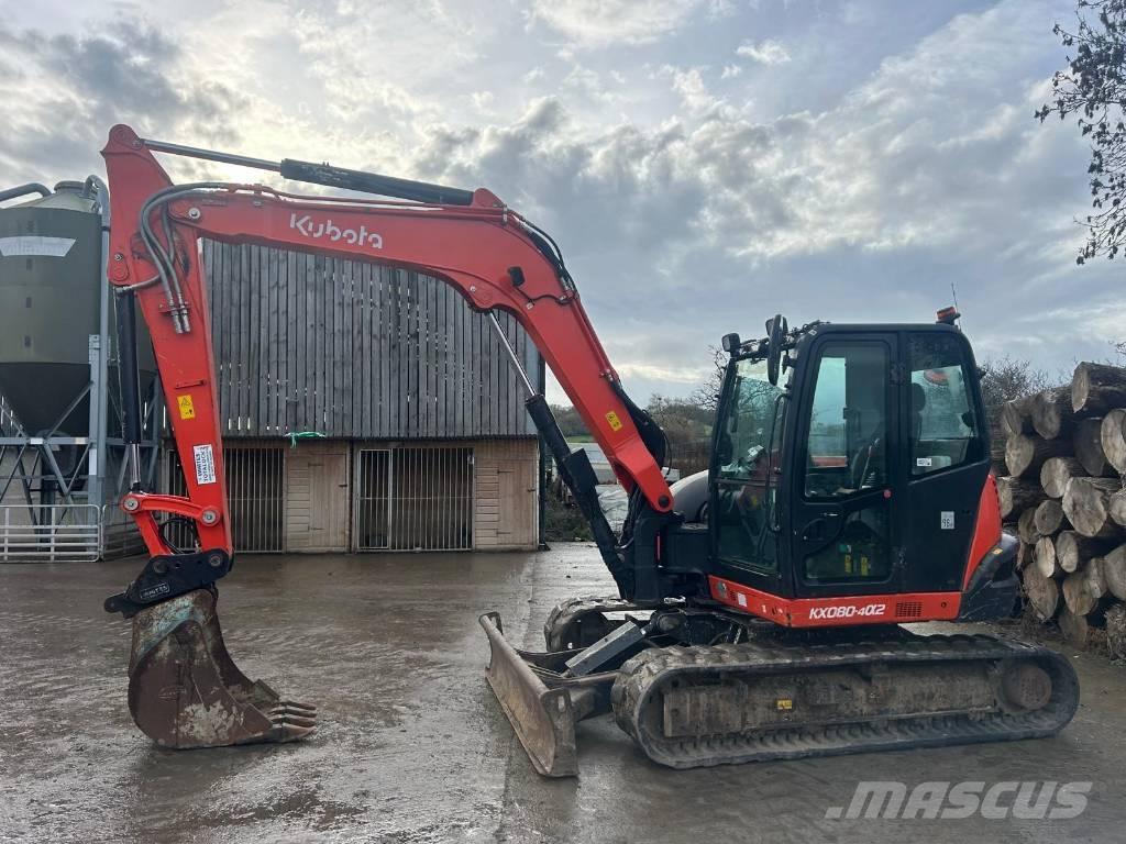 Kubota KX 080-4 Mini pelle 7t-12t