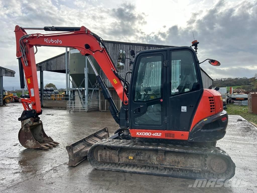 Kubota KX 080-4 Mini pelle 7t-12t