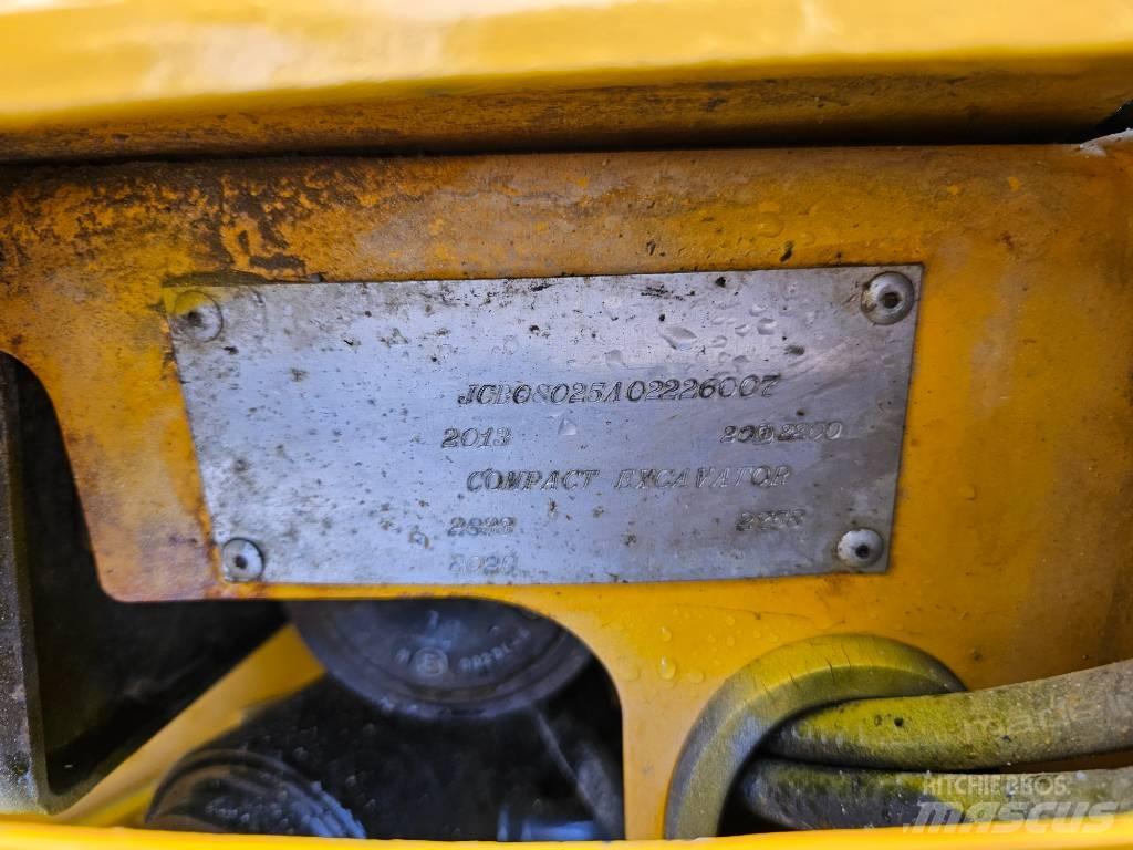 JCB 8025 ZTS Mini pelle < 7t