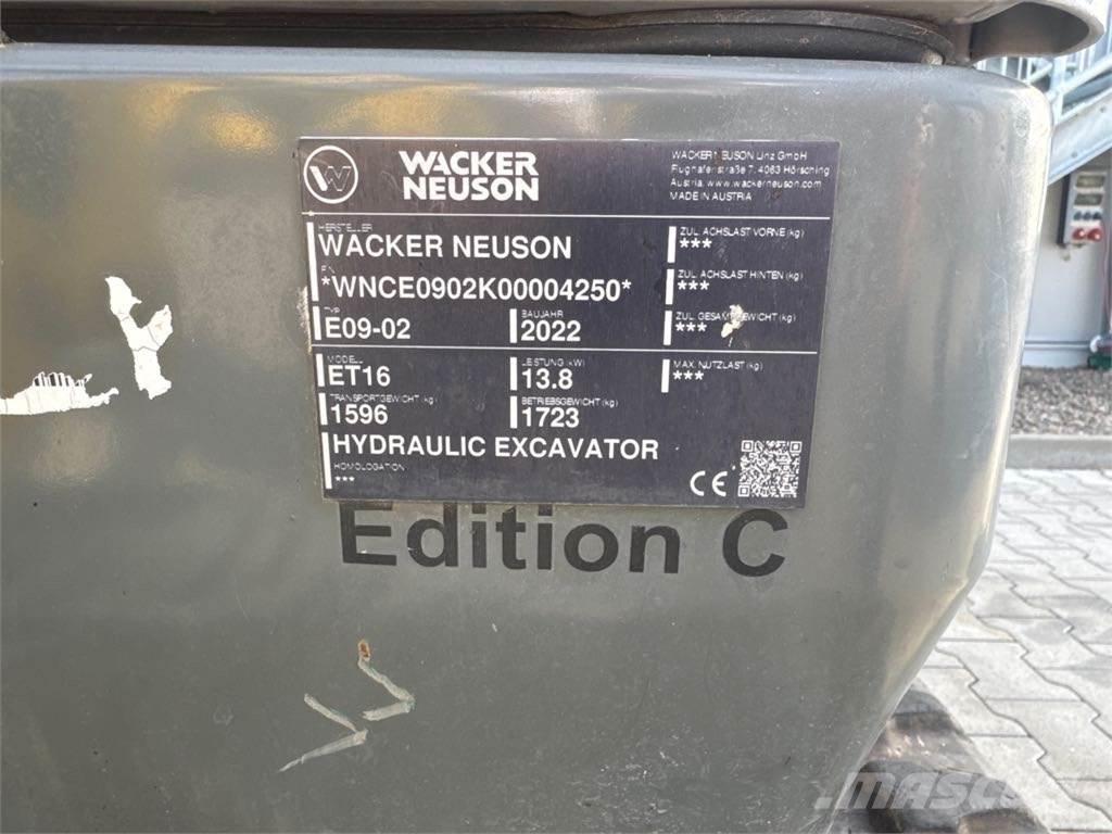 Wacker Neuson ET16 Pelle sur chenilles