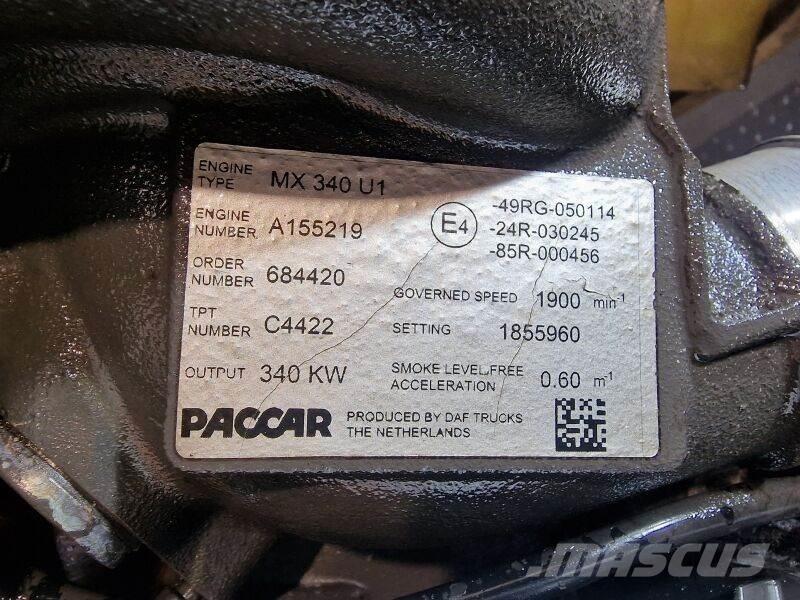 Paccar MX340U1 Moteur