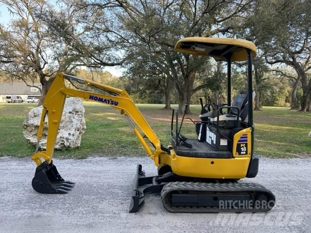 Komatsu PC18MR-2 Mini pelle < 7t