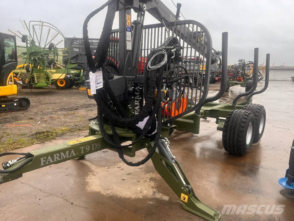 Farma T9 DS Remorque forestière avec grue