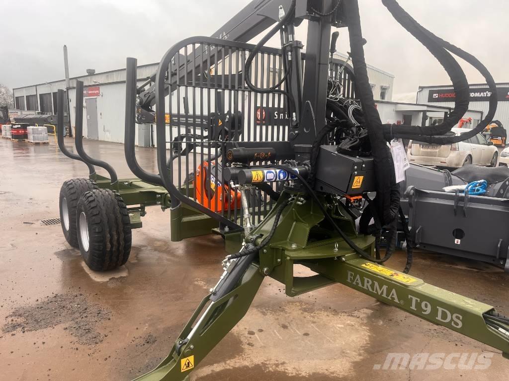 Farma T9 DS Remorque forestière avec grue