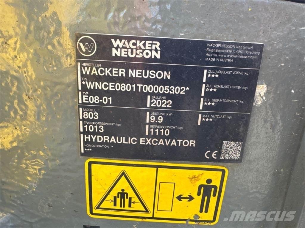 Wacker Neuson 803 Pelle sur chenilles