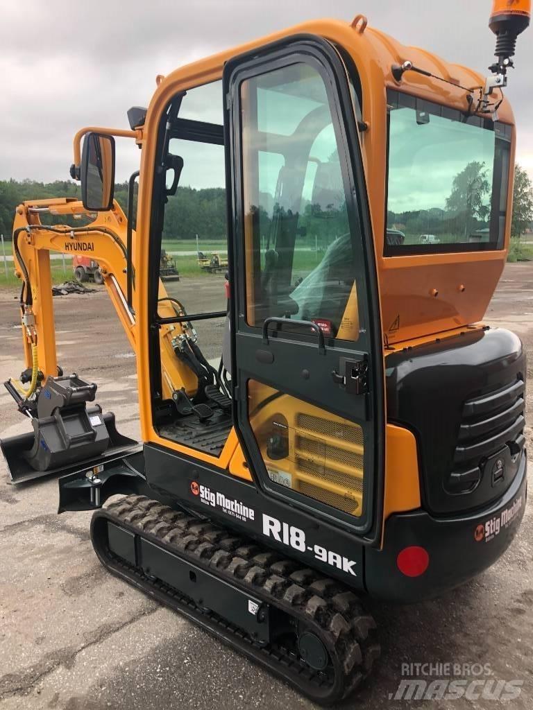 Hyundai R18 - 9AK Mini pelle < 7t