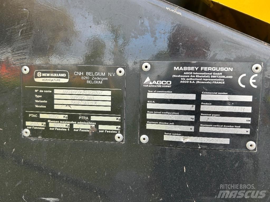 New Holland BB 9090 Presse cubique
